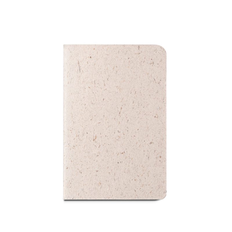 Simple beige notebook with textured cover