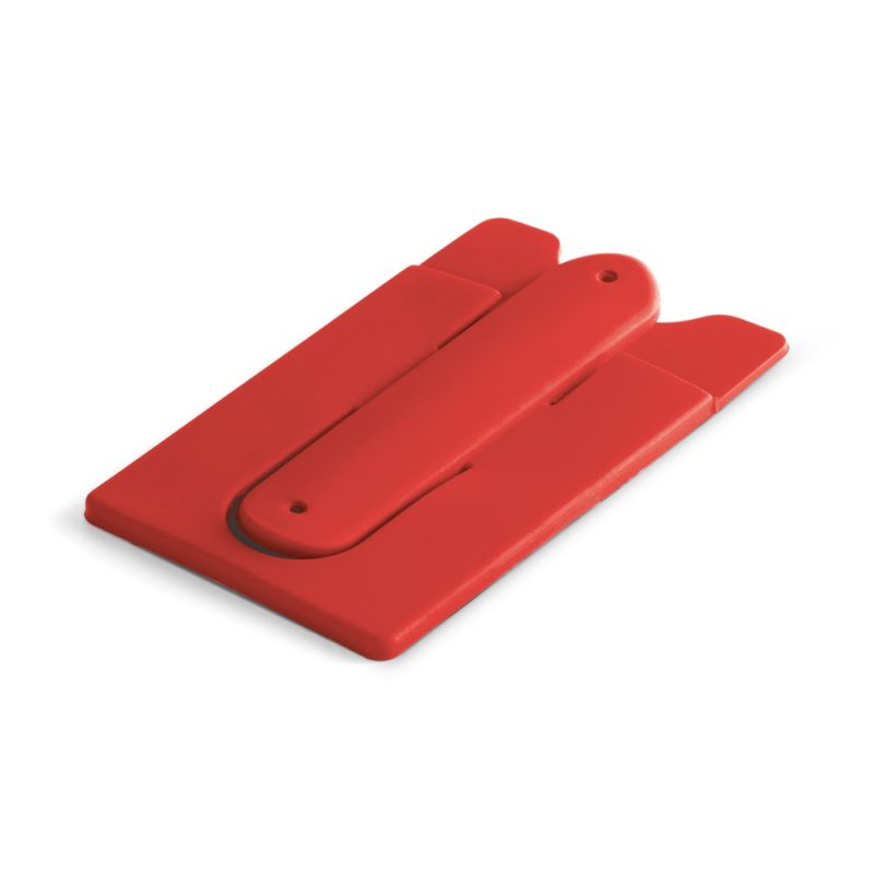 Red plastic smartphone holder