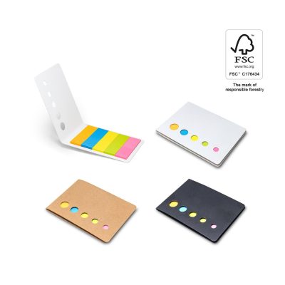 Colourful sticky notes set with different cover designs.