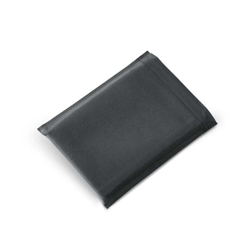 Black recycled polyester document holder