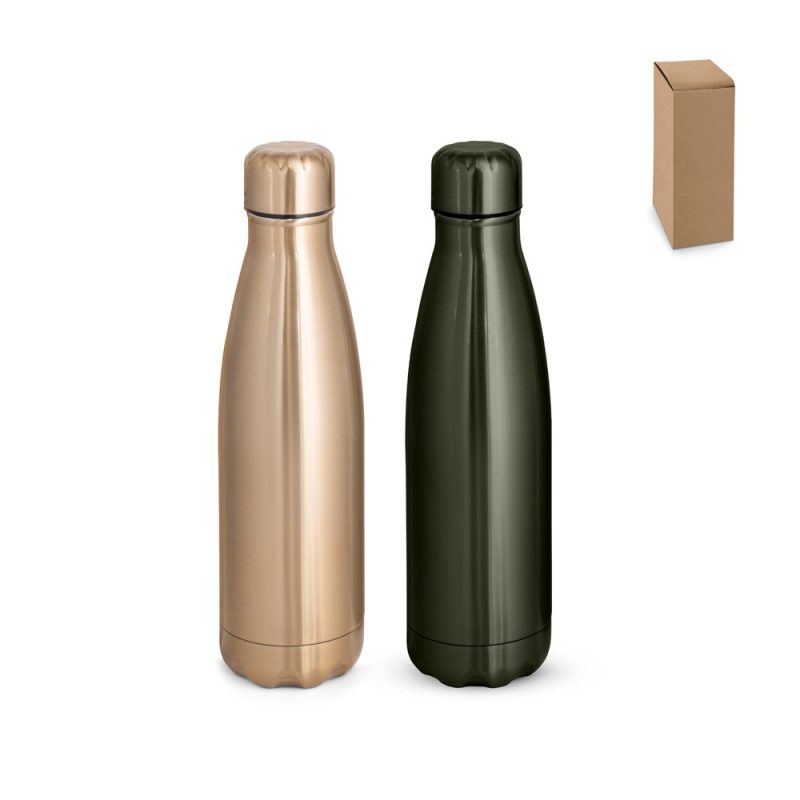 Metal water bottles with packaging box