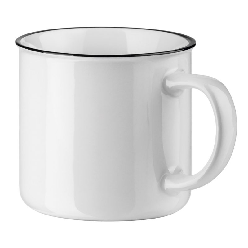 VERNON WHITE. Ceramic mug 340 mL - Image 2