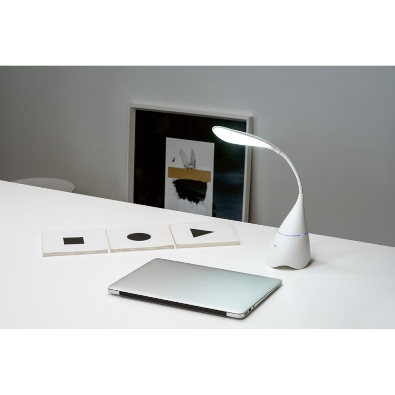 GRAHAME. Portable desk lamp with speaker and 5-hour battery life in recycled ABS (100% rABS) - Image 3