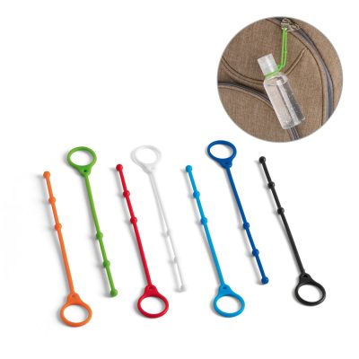 Colourful silicone bottle holders with bag attachment