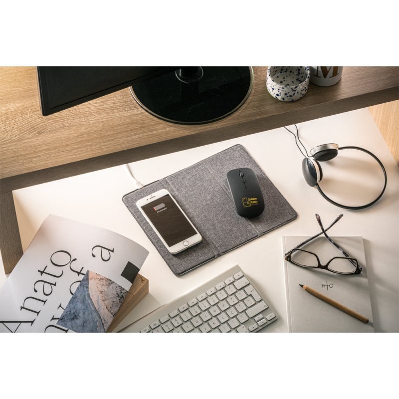 KHAN. Wireless mouse with 500mAh battery in recycled ABS (100% rABS) - Image 4