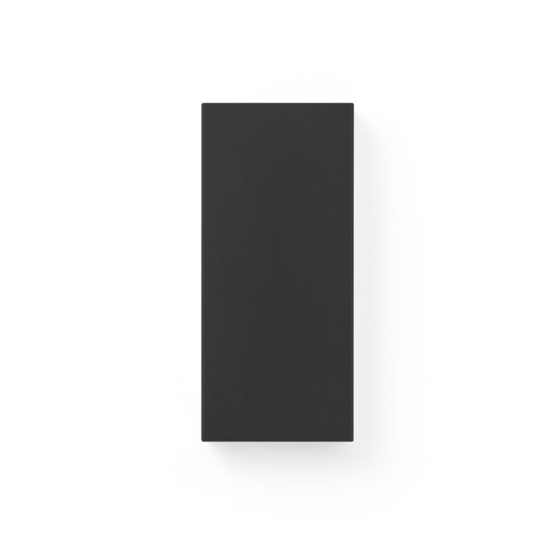 Black rectangular on white background