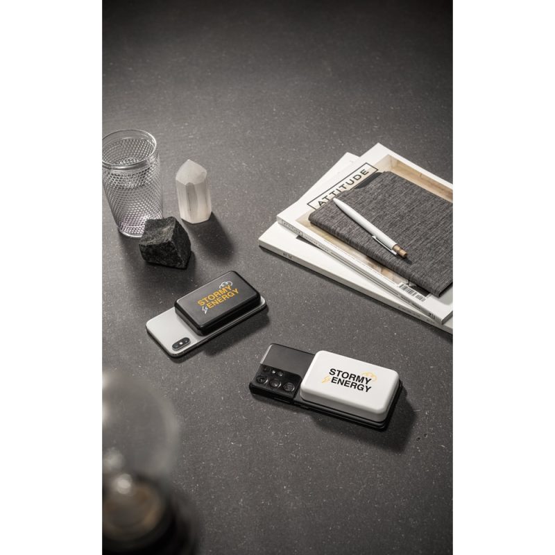 AMPERE 10. 10.000 mAh magnetic power bank with 15W superfast wireless charger in recycled ABS (100% rABS) - Image 4
