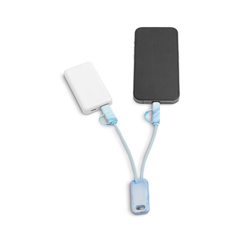 BERNERS. Superfast 6-in-1 USB cable in recycled PET (100% rPET) - Image 5