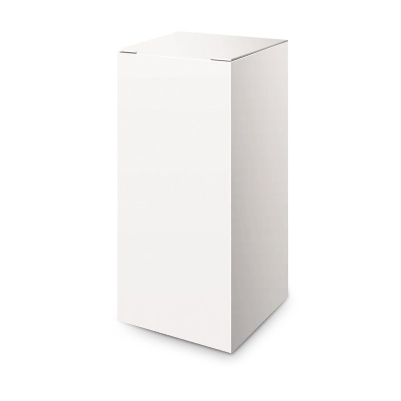 Plain white box on a white background.