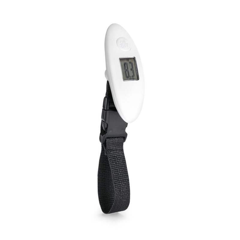 Digital luggage scale with black strap