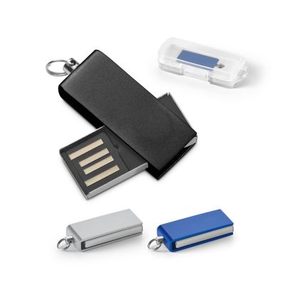 Collection of USB flash drives in various colours.