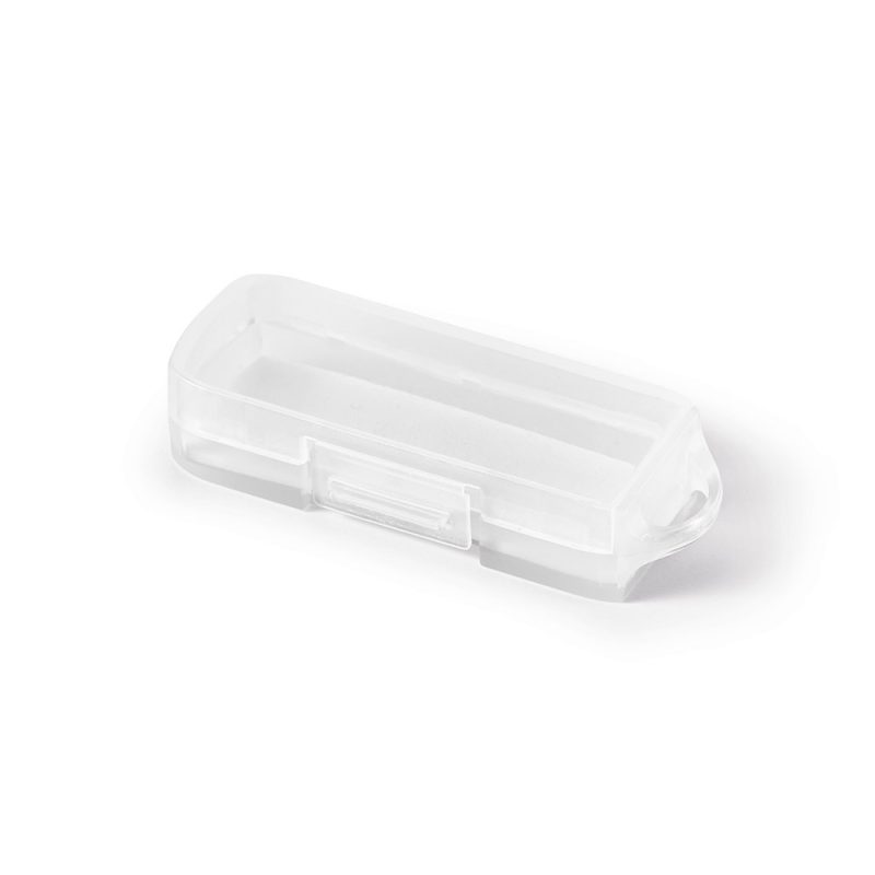Clear plastic protective case with lid