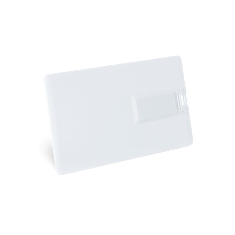 White USB flash drive card design