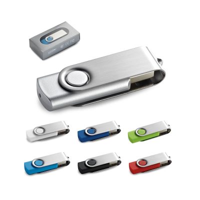 Colourful USB flash drives with cases