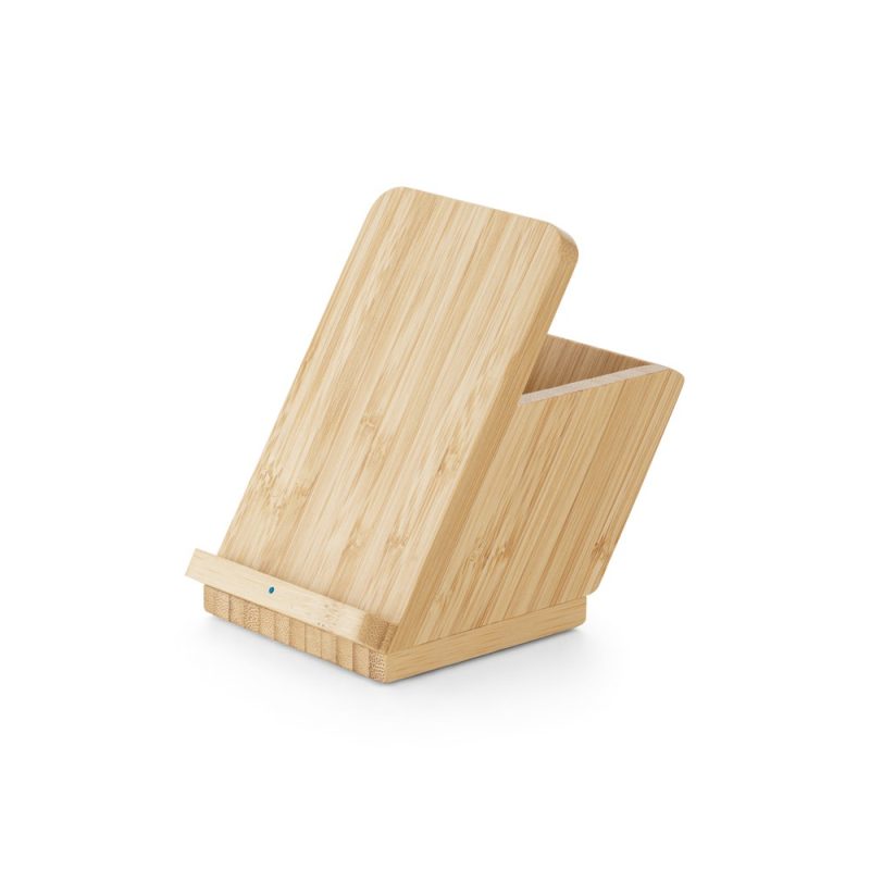 Bamboo stand for tablets or books.
