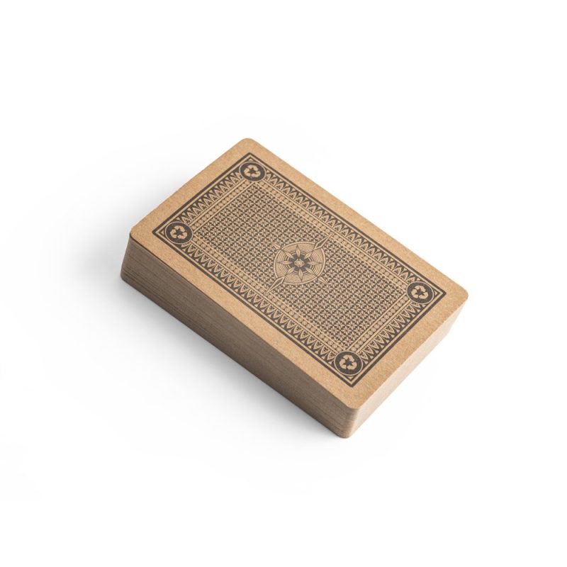 FISCHER. Deck of 54 classic cards in kraft paper, made from FSC™ certified material and other controlled materials - Image 3