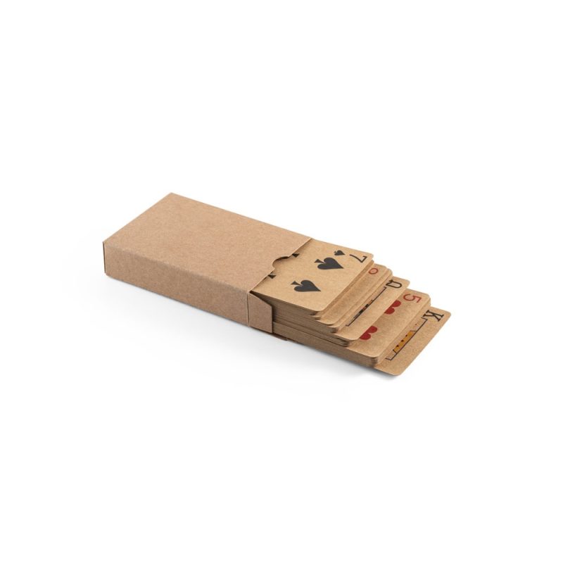 FISCHER. Deck of 54 classic cards in kraft paper, made from FSC™ certified material and other controlled materials - Image 4