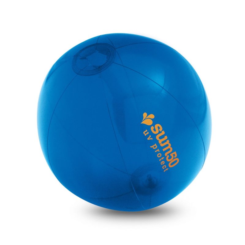 PECONIC. Inflatable beach ball in translucent PVC - Image 2