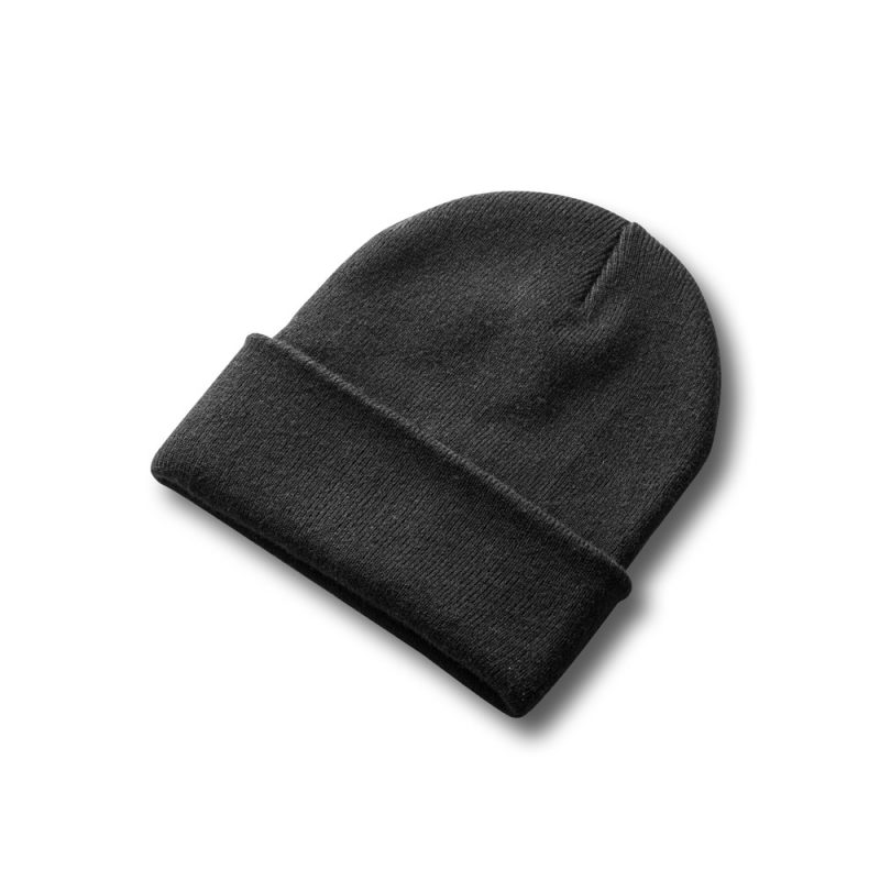 CARL. Recycled polyester (100% rPET) double-layered soft knit unisex beanie - Image 4