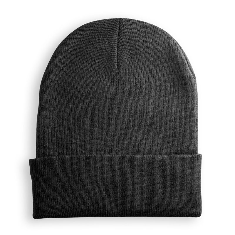 CARL. Recycled polyester (100% rPET) double-layered soft knit unisex beanie - Image 5