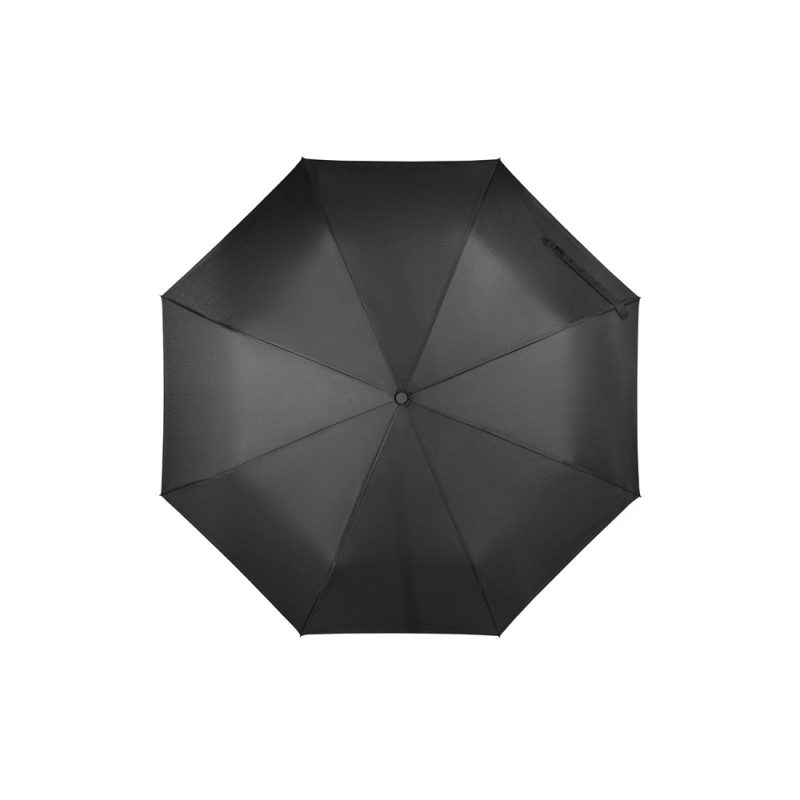 RIVER. Telescopic umbrella in 190T recycled polyester (100% rPET) pongee with automatic opening and closing - Image 5