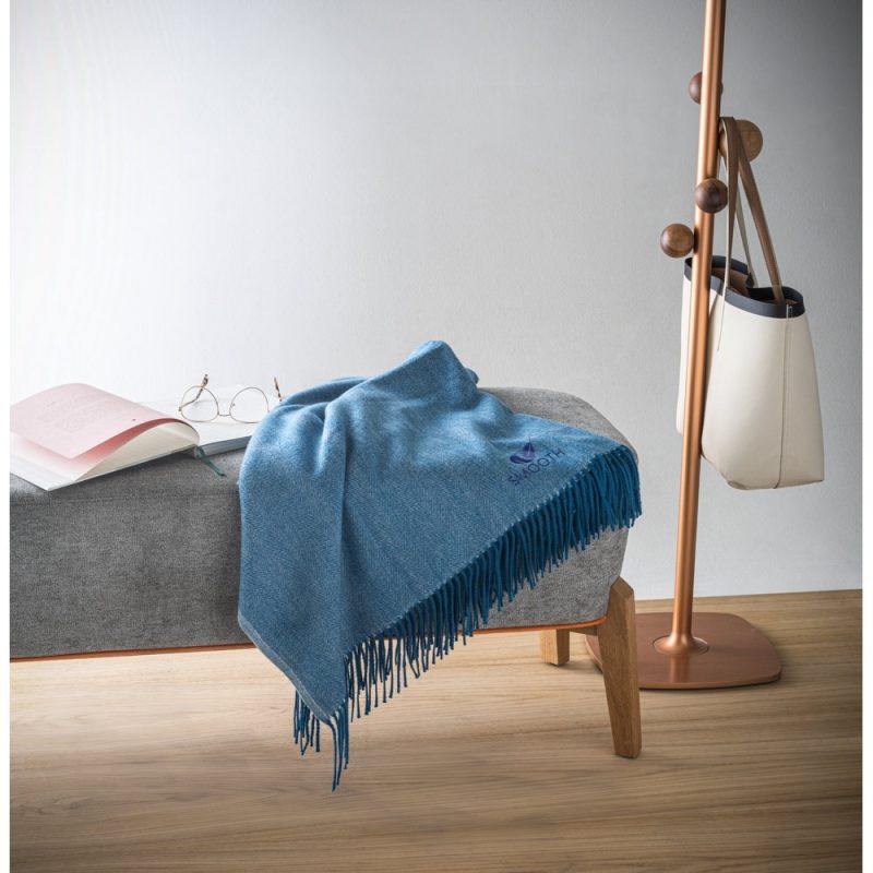 SMOOTH. 100% acrylic blanket with ribbon and personalisation card (270 g/m²) - Image 3