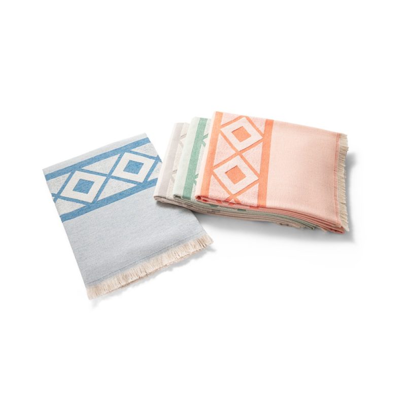 MALEK. Multifunctional bath towel (350g/m²) made of light and resistant cotton (85%) and recycled cotton (15%) - Image 5