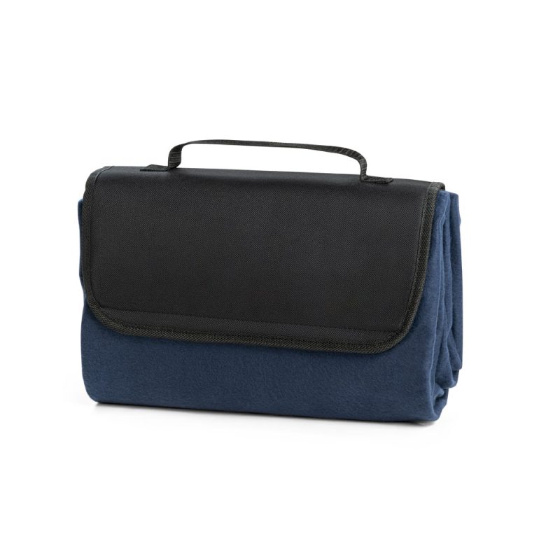 RILEY. Fleece blanket with carry handle and flap (180 g/m²) - Image 2