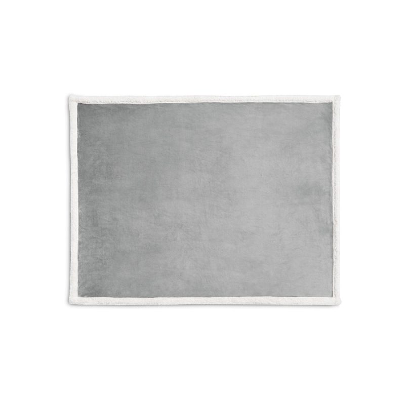 HEIDEN. Reversible fleece blanket (190 g/m²) with satin ribbon and personalised card - Image 5