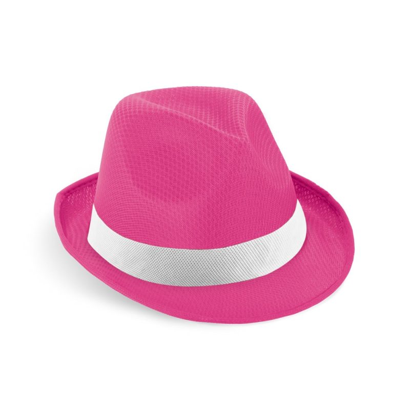 MANOLO POLI. Hat in PP with white polyester ribbon - Image 2