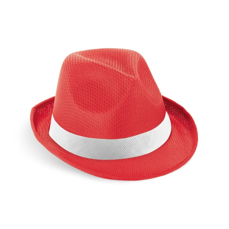 MANOLO POLI. Hat in PP with white polyester ribbon - Image 4