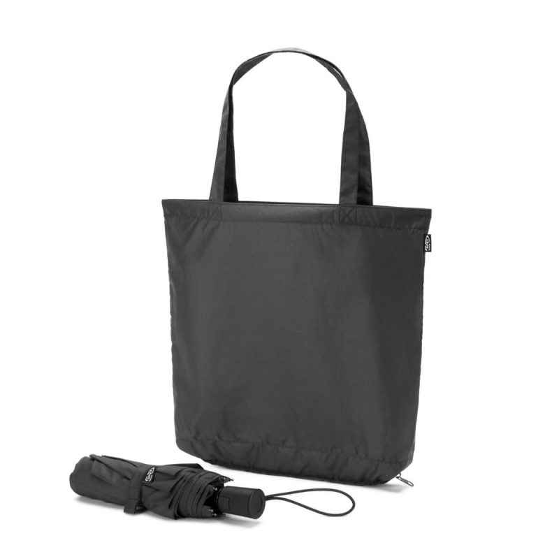 SKYLAR. 2-in-1 umbrella with recycled polyester shopping bag included - Image 3