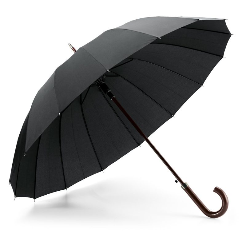 HEDI. 16 rib automatic opening umbrella in 190T pongee with automatic opening - Image 3