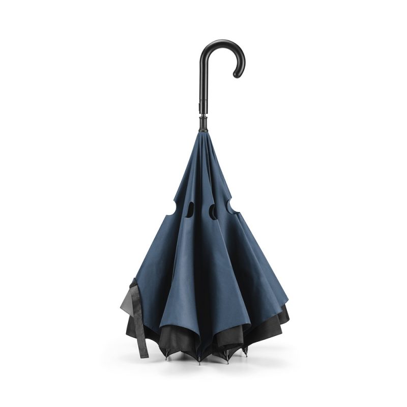 ANGELA. 190T pongee reversible folding umbrella - Image 2