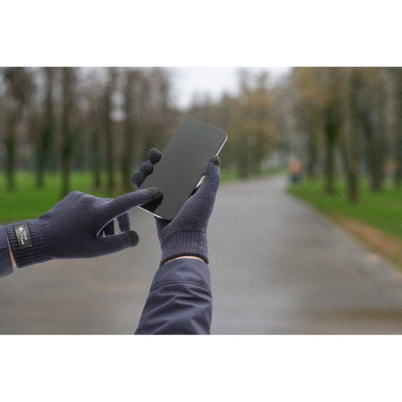 BURROW. Gloves made from recycled polyester (100% rPET), with touch tips - Image 3