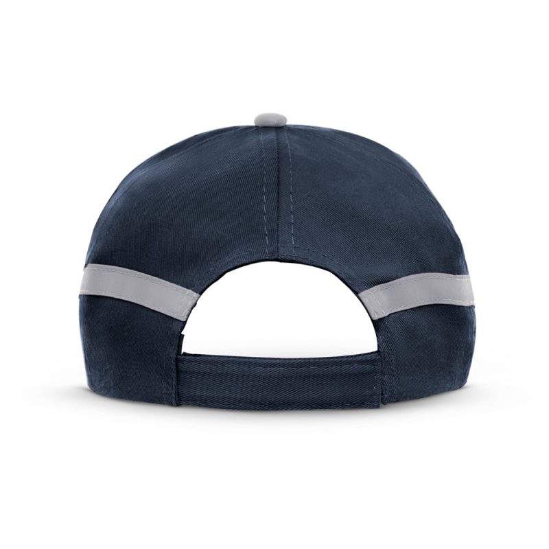 JONES. Polyester cap with reflective elements - Image 2