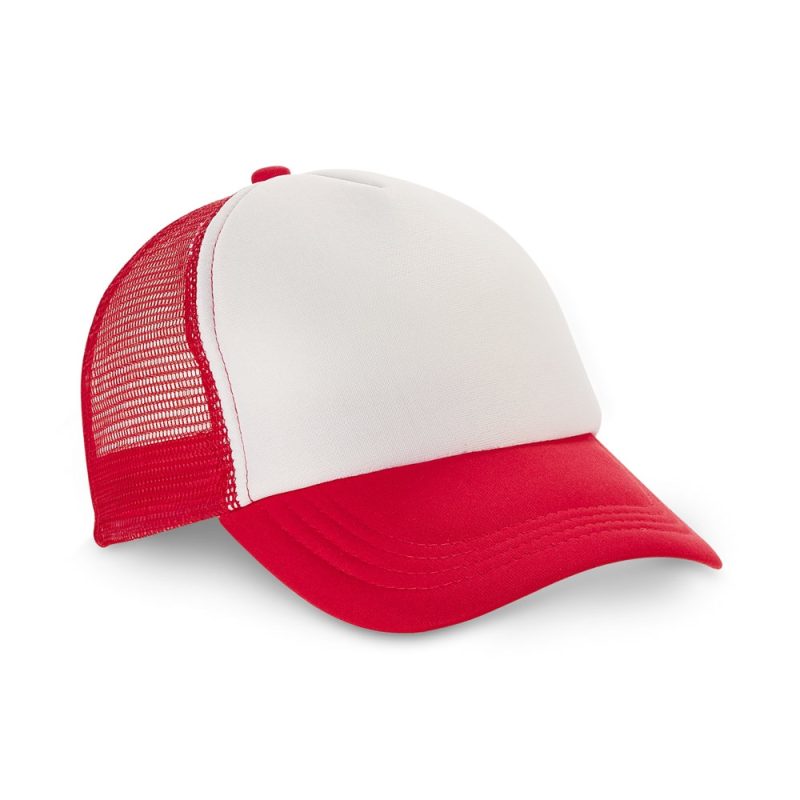 NICOLA. Polyester and mesh cap (150 g/m²) - Image 3