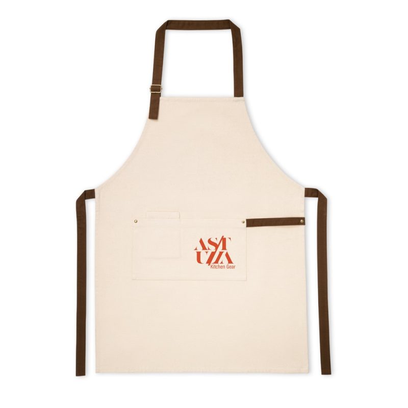 HOLM. 100% cotton canvas apron (320 g/m²) with metal details - Image 2
