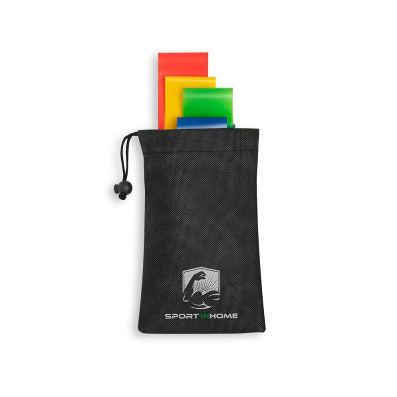 BURPEE. Set of elasticated resistance bands with non-woven pouch - Image 2
